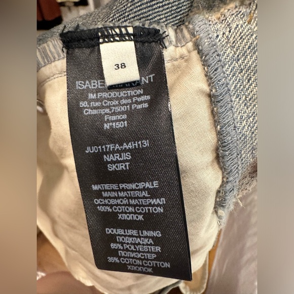 Isabel Marant Narjis Denim Skirt - Picture 8 of 8